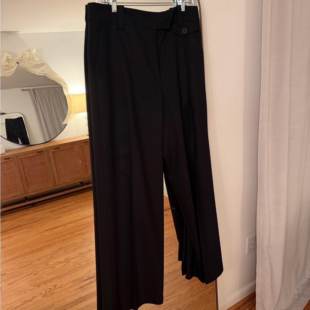 Exquise Black Trousers - Size L - Pre-Owned